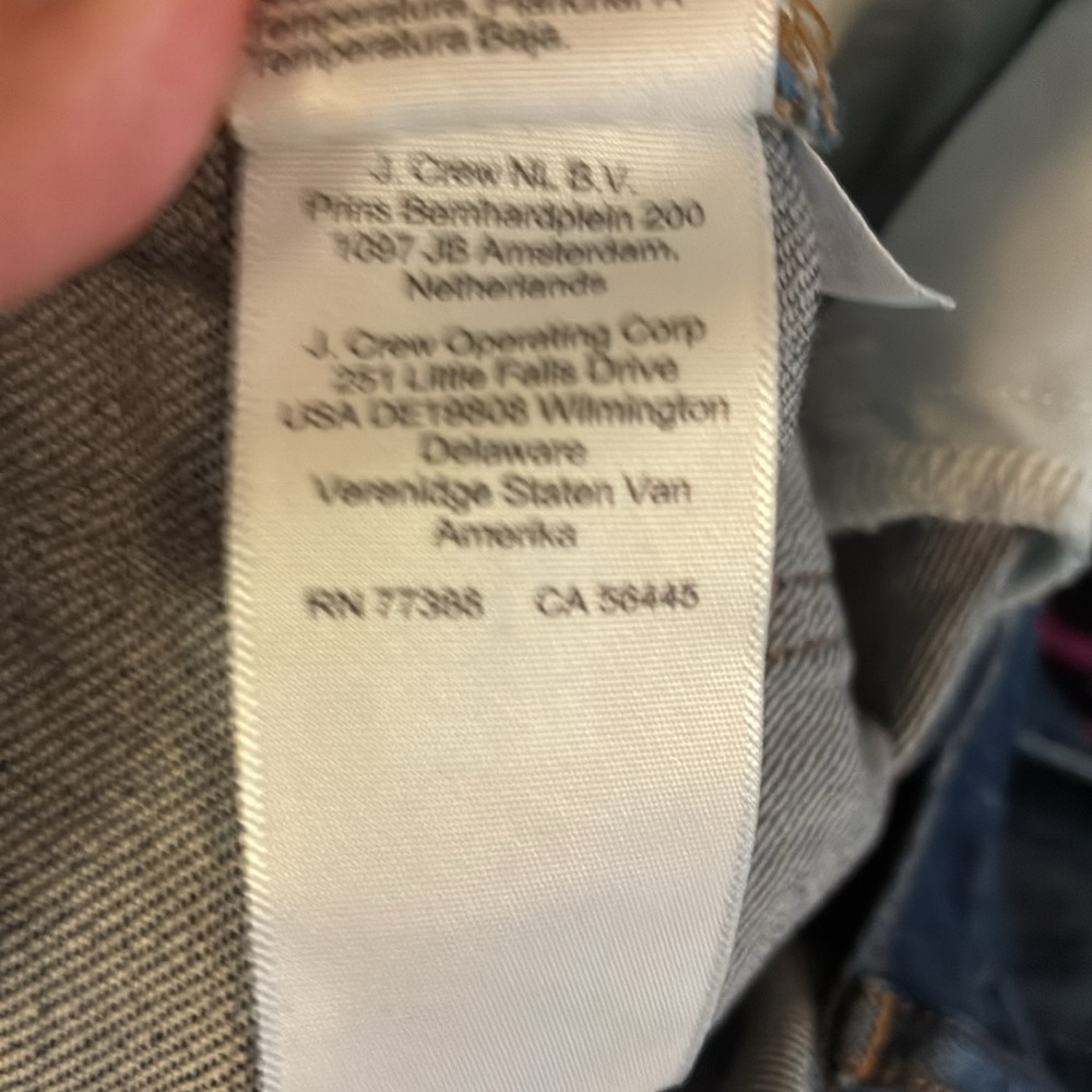 J. Crew Blue Denim Wide-Leg Pants NWT - Picture 11 of 13